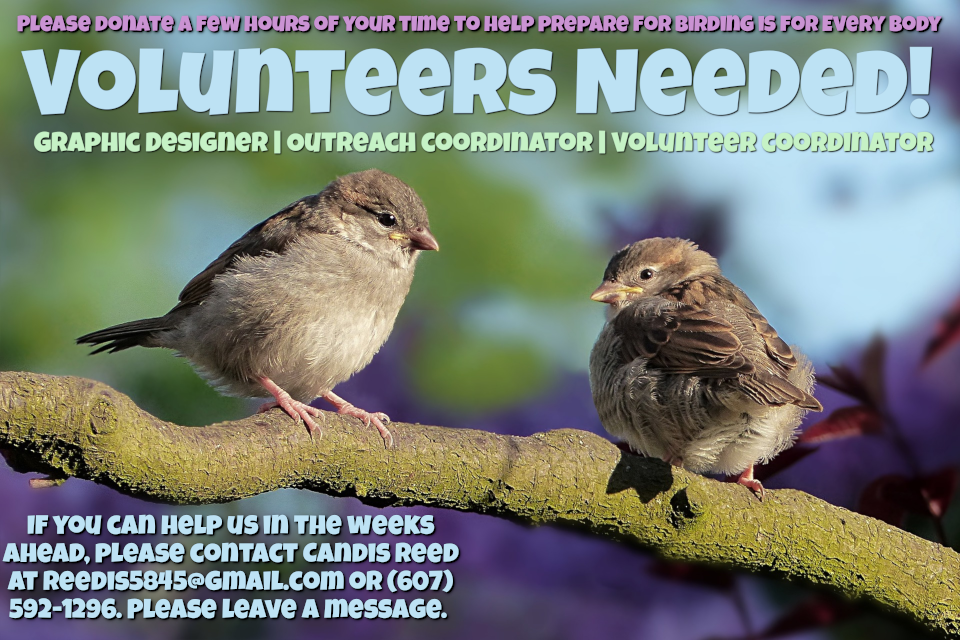 Volunteers needed! Graphic designers, outreach coordinators, and volunteer coordinators are requested to volunteer a few hours of their time to prepare for an event that will take place on May 7, 2023.